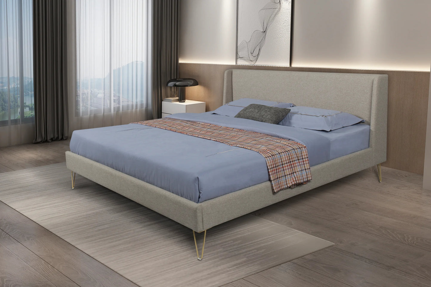 Zoey Upholstered Bed Frame